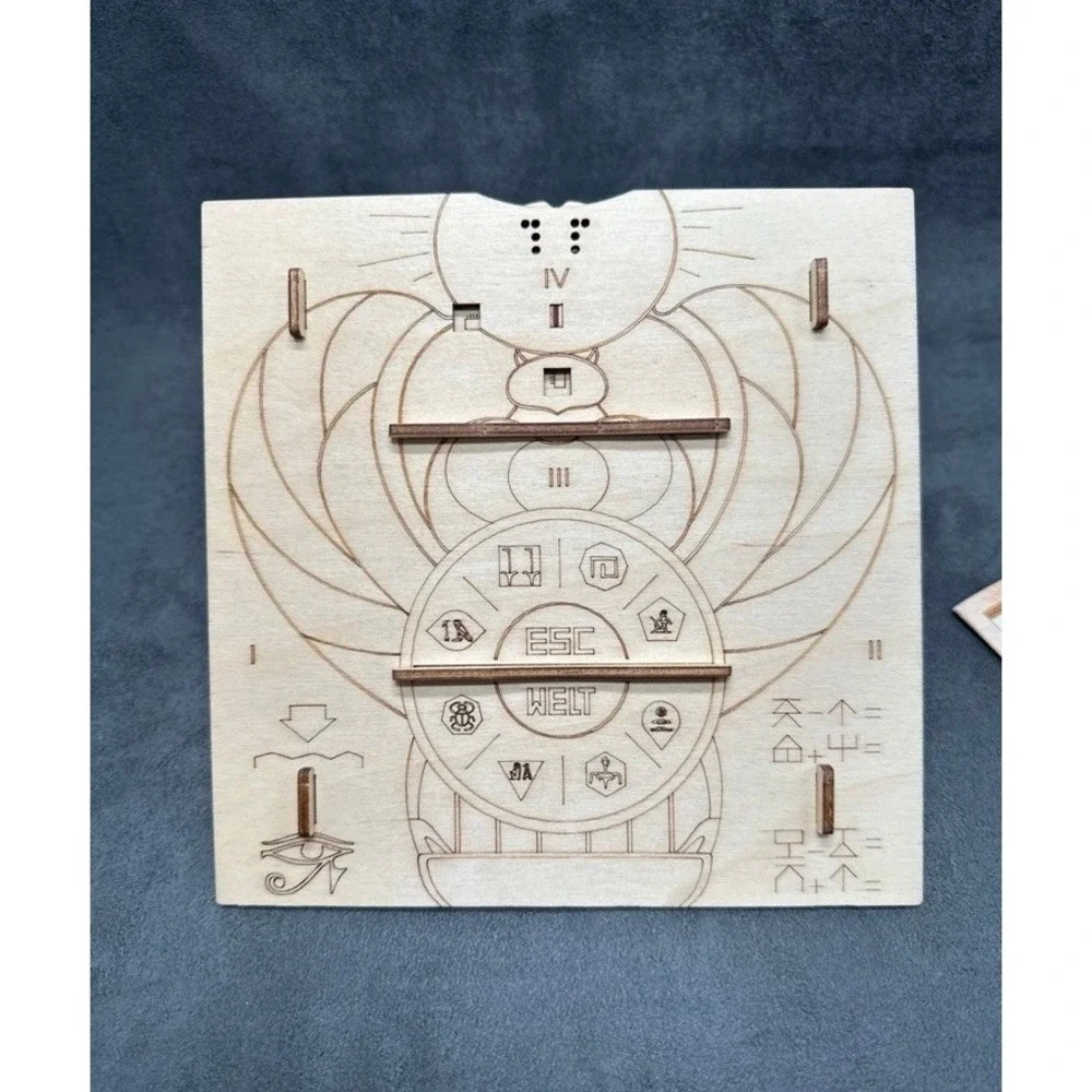 Quest Pyramide Pyramid Puzzle Hidden Wooden Escape Room